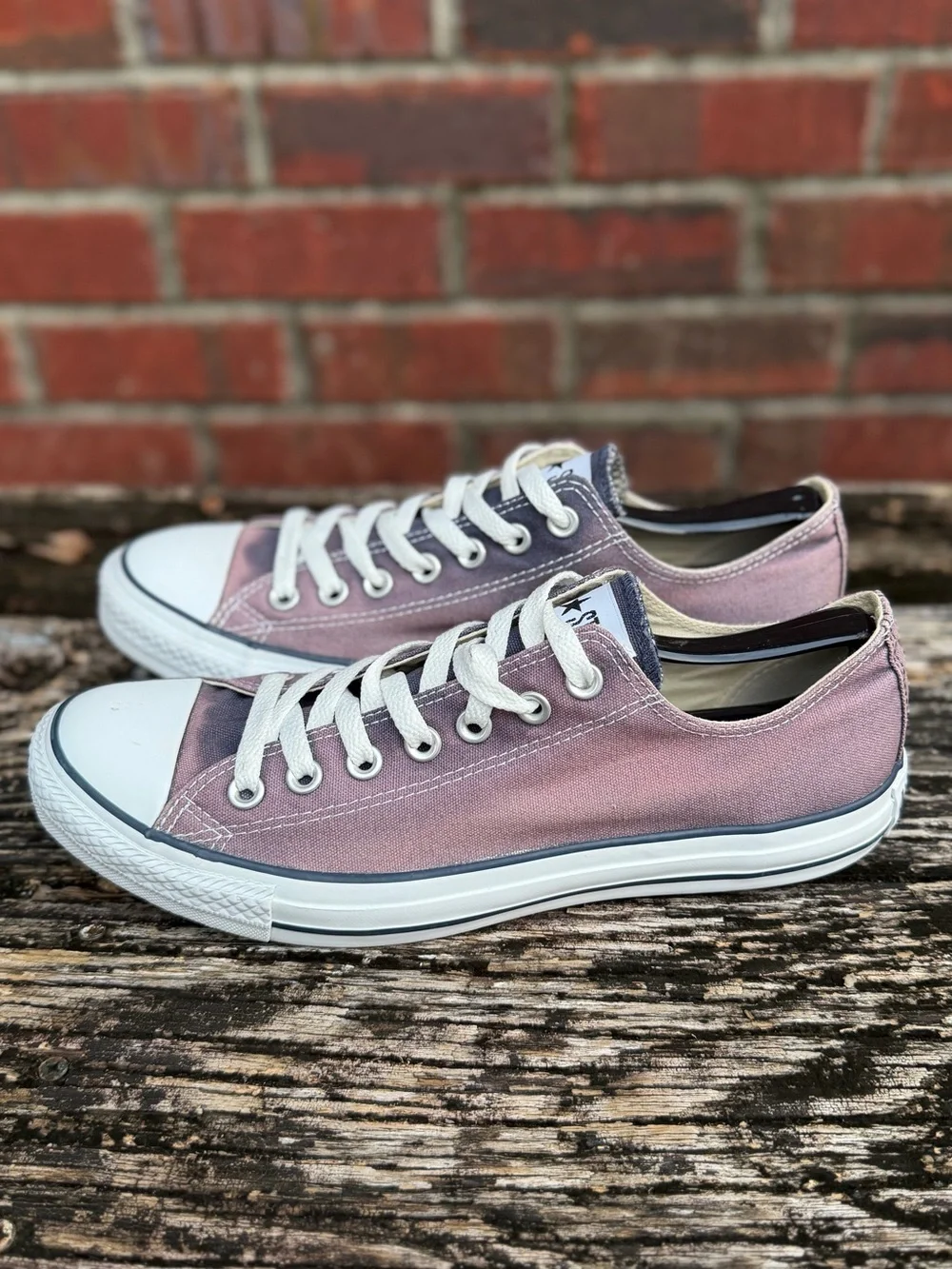 Converse Chuck Taylor All Star Unisex M-9 W-11 Blue Low Top Canvas Sneakers X2 - Picture 3 of 14